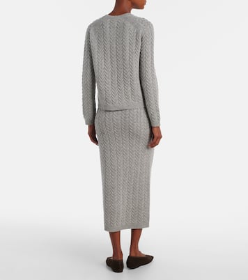 Cable-knit wool and cashmere sweater | 'S Max Mara