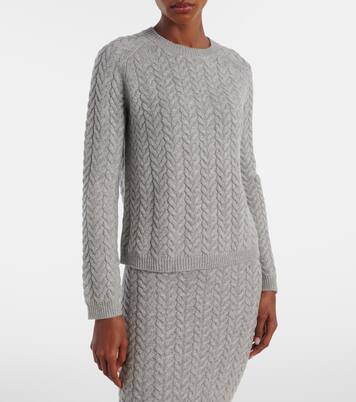 Cable-knit wool and cashmere sweater | 'S Max Mara