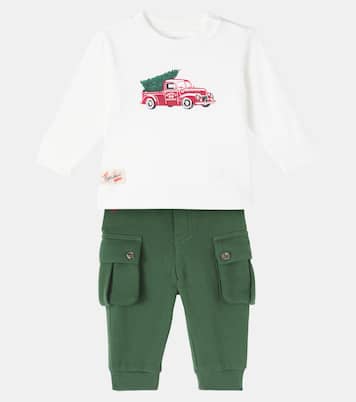 Baby Set aus Longsleeve und Jogginghose aus Baumwolle | Polo Ralph Lauren Kids