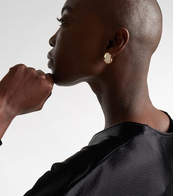 Ohrringe Divino aus 18kt Gelbgold (750/1000) mit Diamanaten | Engelbert