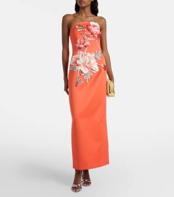 Robe Ava aus Satin  | Leo Lin