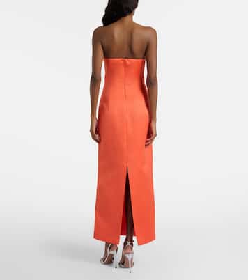 Robe Ava aus Satin  | Leo Lin