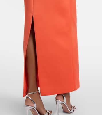 Robe Ava aus Satin  | Leo Lin