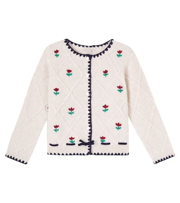 Iska embroidered wool cardigan | Konges Sløjd
