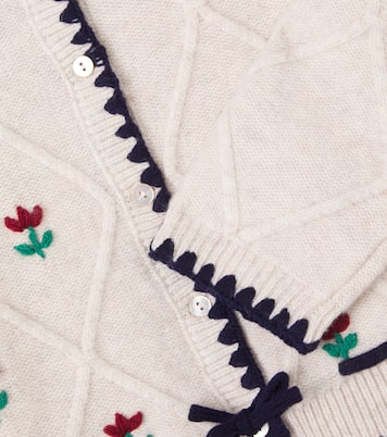 Iska embroidered wool cardigan | Konges Sløjd