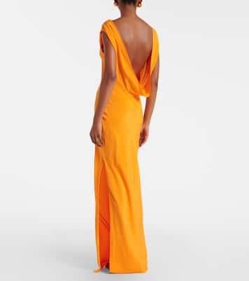 Isla silk crêpe de chine gown | SIR