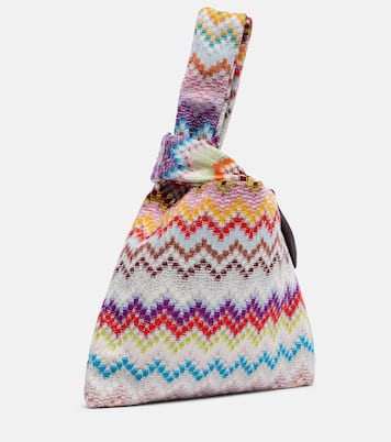 Zigzag Small jacquard top-handle bag | Missoni