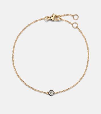 The Alibi 10kt gold bracelet with diamond | Stone and Strand