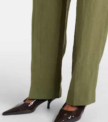 Midday Sun linen wide-leg pants | Blazé Milano