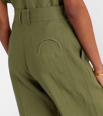 Midday Sun linen wide-leg pants | Blazé Milano