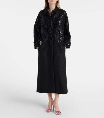 Tati 85 스네이크 이펙트 메탈릭 레더 샌들 | Aquazzura