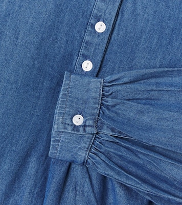 Embroidered cotton denim shirt | Molo