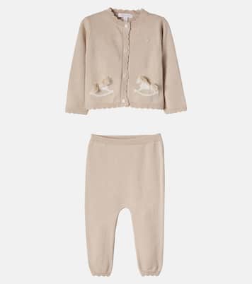 Bebé - set de cárdigan y pantalones de algodón | Patachou