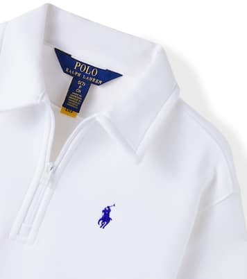Half-zip cotton-blend polo sweater | Polo Ralph Lauren Kids