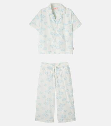 Set Blossoms aus Hemd und Hose aus Baumwolle | Tinycottons