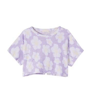 Kalistee floral cotton-blend T-shirt | Louise Misha