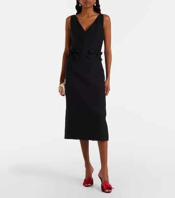 Marie A bow-detail velvet mules | Valentino Garavani