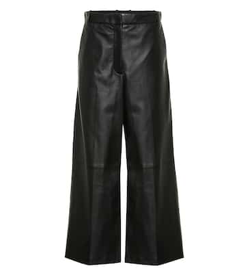 Tuba wide-leg leather pants | Joseph