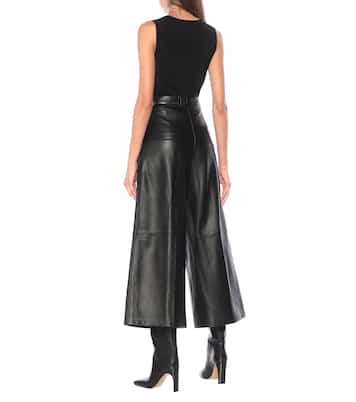 Tuba wide-leg leather pants | Joseph