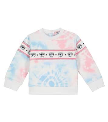 x Chiara Ferragni bebé - jersey en mezcla de algodón tie-dye | Monnalisa