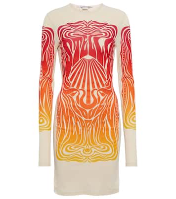 Velvet-trimmed minidress | Stella McCartney