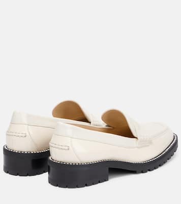 Deanna embellished leather loafers | Jimmy Choo