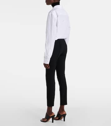 Kosso wool-blend skinny pants | The Row