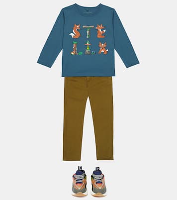 Camiseta de algodón estampada | Stella McCartney Kids