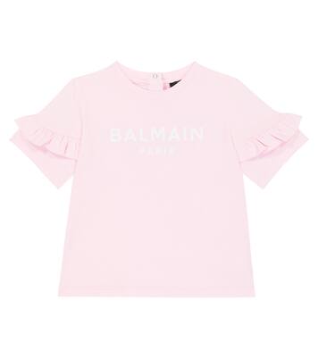 Baby logo cotton T-shirt | Balmain Kids
