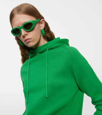 Lunettes de soleil ovales | Bottega Veneta