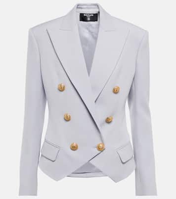 Doppelreihiger Blazer aus Wolle | Balmain