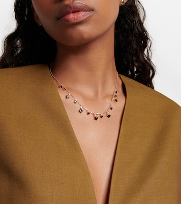 Collana Cascade in oro 18kt con zaffiri e diamanti | Suzanne Kalan
