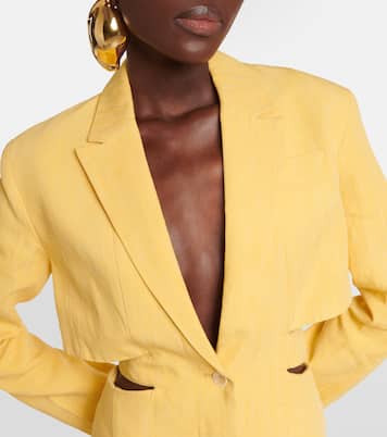 Robe Bari en lin mélangé | Jacquemus