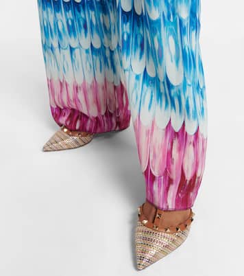 Pumps Rockstud a righe | Valentino Garavani