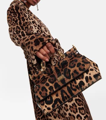 x Kim – Sac Sicily Small en cuir | Dolce&Gabbana