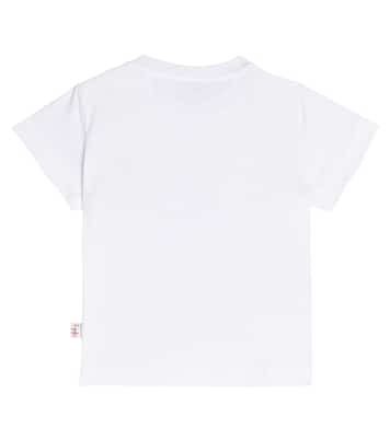 T-shirt in cotone con stampa | Il Gufo