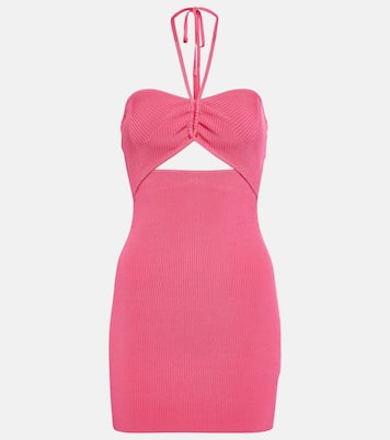 Vestido corto de jersey acanalado | Simkhai