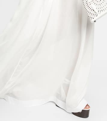 Abito lungo con scollo bardot | Alaïa