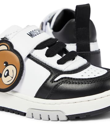 Sneakers Teddy Bear in pelle | Moschino Kids