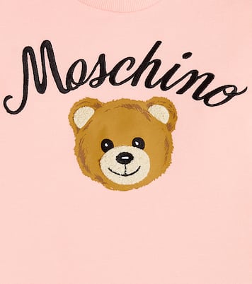 Camiseta en mezcla de algodón estampado | Moschino Kids