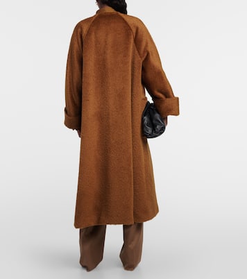 Abrigo oversized Hudson de alpaca y lana | Max Mara