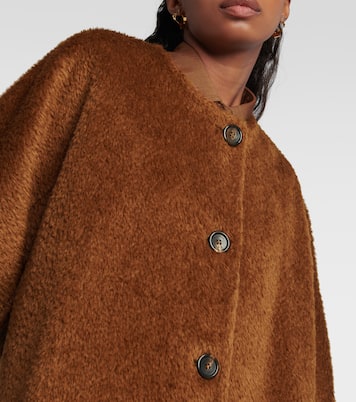 Abrigo oversized Hudson de alpaca y lana | Max Mara