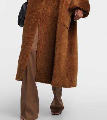 Abrigo oversized Hudson de alpaca y lana | Max Mara