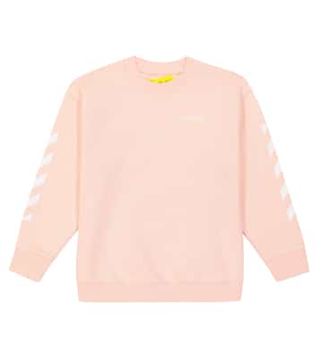 Sudadera en jersey de algodón con logo | Off-White Kids