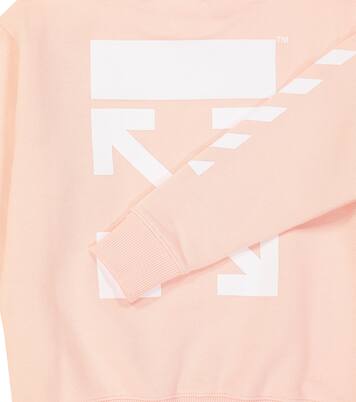 Sudadera en jersey de algodón con logo | Off-White Kids
