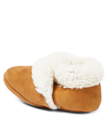 Baby - Scarpine in shearling e suede | Petit Nord