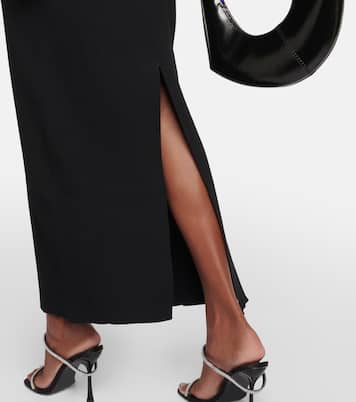 Silhouette ribbed-knit maxi dress | Staud