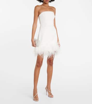 Robe de mariée Evelyn à plumes | Rebecca Vallance