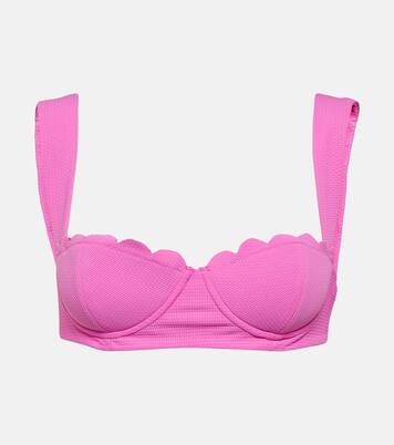 Top de bikini North festoneado | Marysia