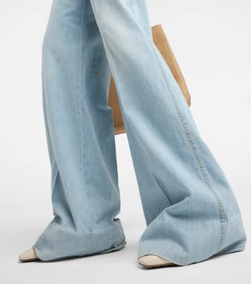 Jeans anchos de tiro alto | Bottega Veneta